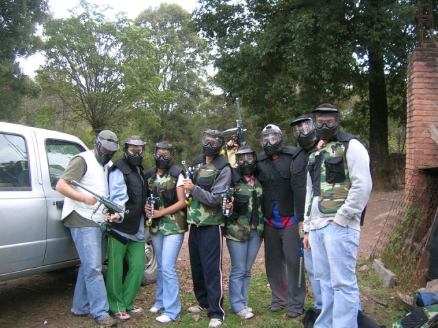 Paintball antes de jugar